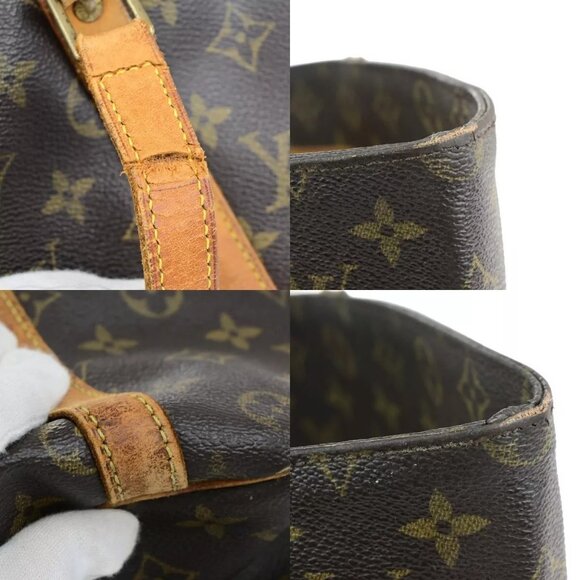 LOUIS VUITTON Sac Shopping Shoulder Tote Bag Monogram Leather - Picture 9 of 16